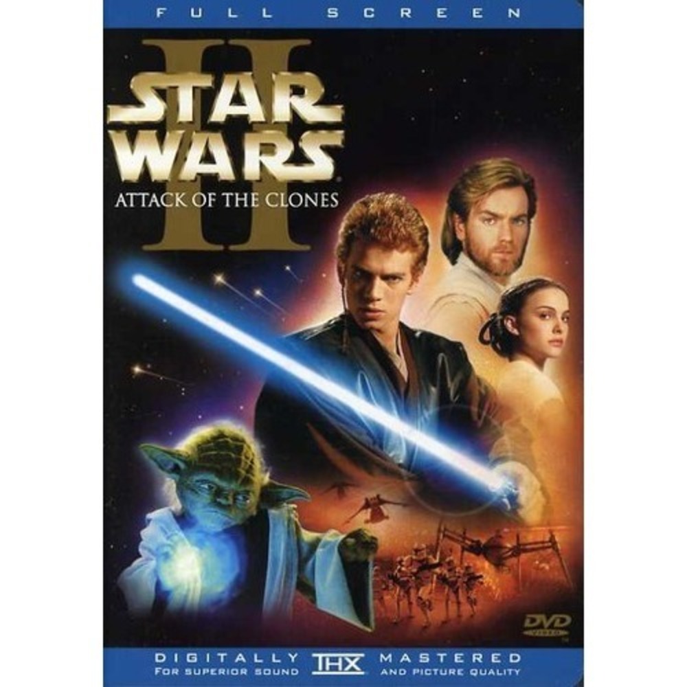 Starβ Wars Episode 2-Attack of the Clones (DVD, 2002)